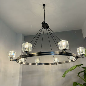 Demaret Double and Single Linear Chandelier 54'' 72''