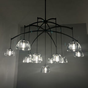 Hemisphere Linear Chandelier 54'' 72''