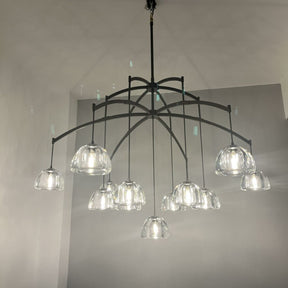 Hemisphere Linear Chandelier 54'' 72''