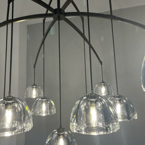 Hemisphere Linear Chandelier 54'' 72''