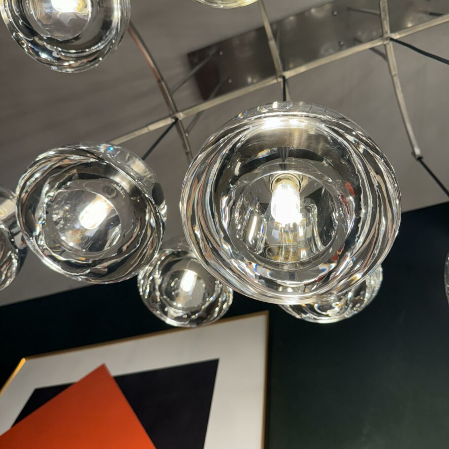 Hemisphere Linear Chandelier 54'' 72''