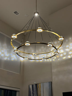 ECLATANT Crystal Round Chandelier 36'' 48'' 60''