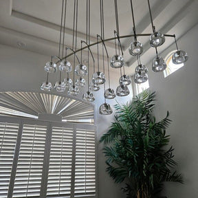 Hemisphere Linear Chandelier 54'' 72''