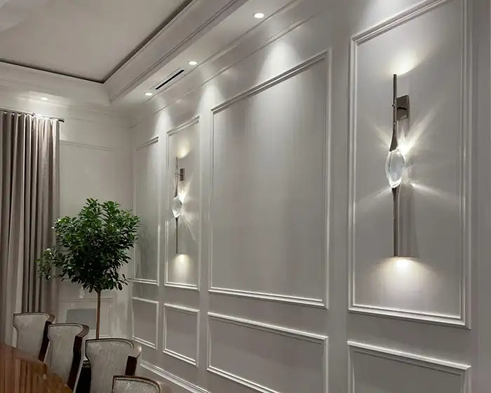 PEZEO SINGLE CRYSTAL WALL SCONCEPEZZE SINGLE CRYSTAL WALL SCONCE