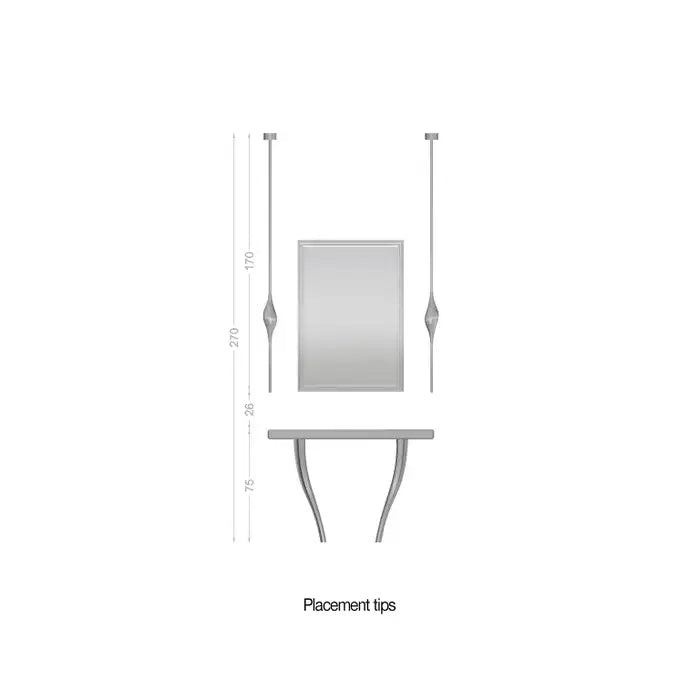 PEZEO SINGLE CRYSTAL PENDANTPEZZEO SINGLE CRYSTAL PENDANT