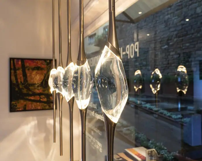 PEZEO CRYSTAL Long Chandelier L51'' 59''PEZZEO CRYSTAL Long Chandelier L51'' 59''