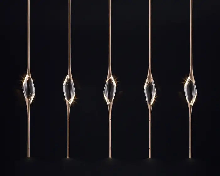 PEZEO CRYSTAL Long Chandelier L51'' 59''PEZZEO CRYSTAL Long Chandelier L51'' 59''