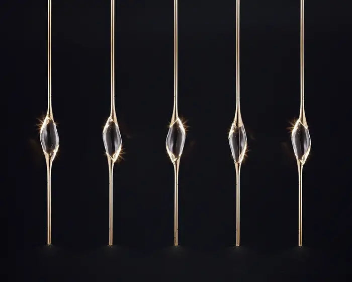 PEZEO CRYSTAL Long Chandelier L51'' 59''PEZZEO CRYSTAL Long Chandelier L51'' 59''