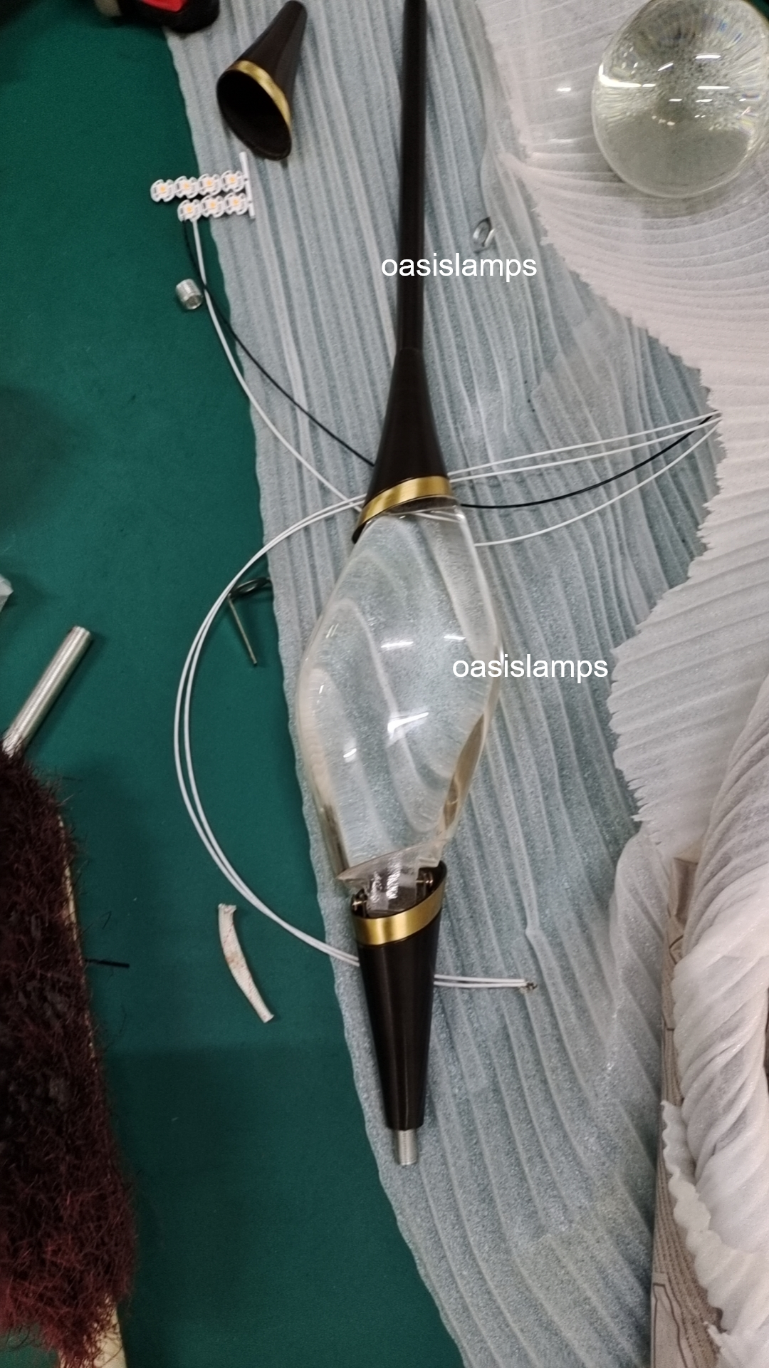 PEZEO CRYSTAL Long Chandelier L51'' 59''PEZZEO CRYSTAL Long Chandelier L51'' 59''