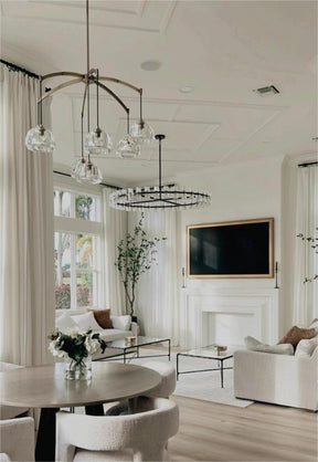 Hemisphere Linear Chandelier 54'' 72''