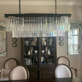 Odeon Rectangular Chandelier For Living Room Dining Room