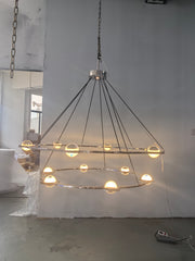 ECLATANT Crystal Round Chandelier 36'' 48'' 60''