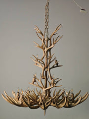 NATURAT ANTLER CHANDELIER 66"