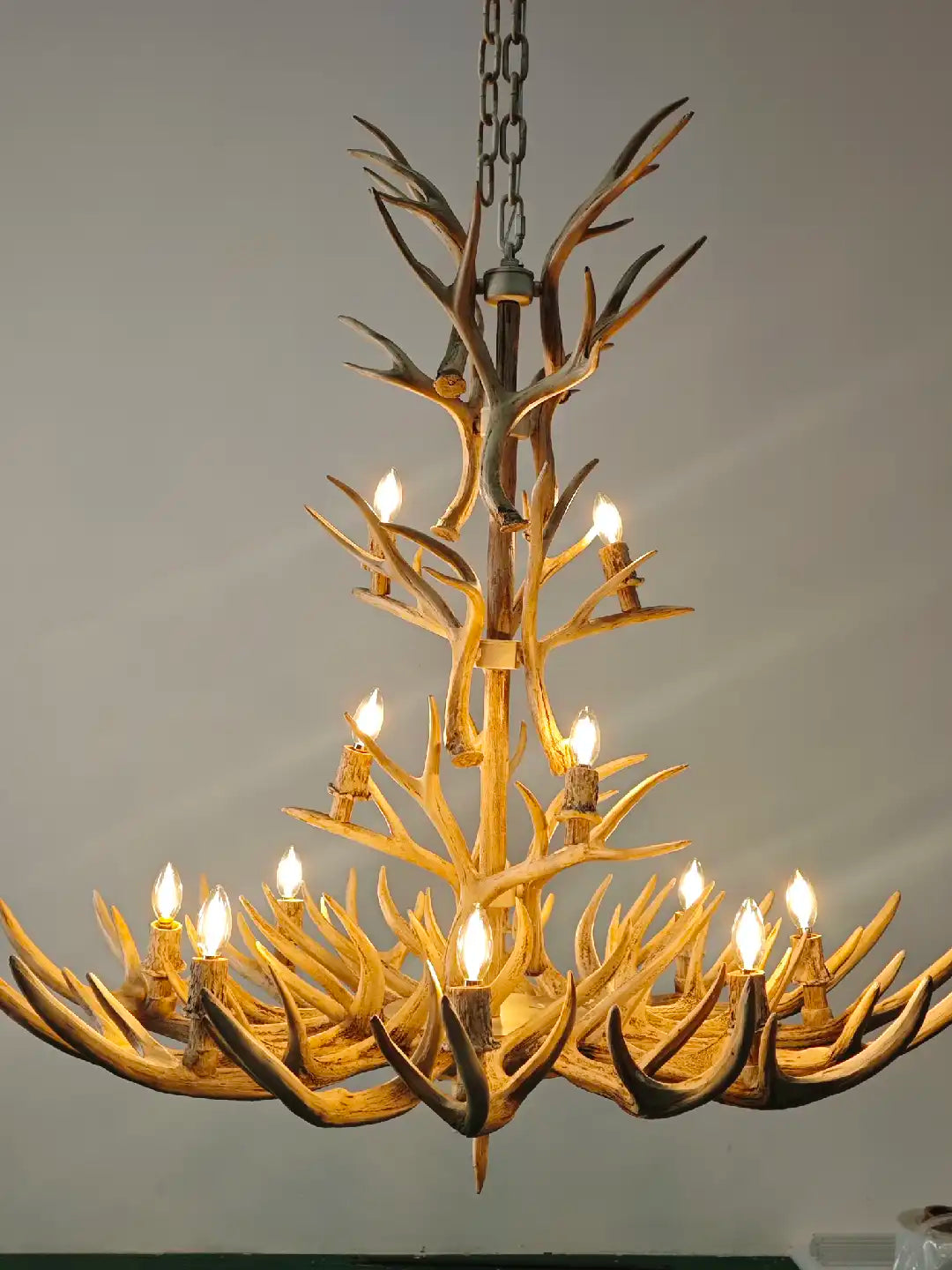 NATURAT ANTLER CHANDELIER 66"