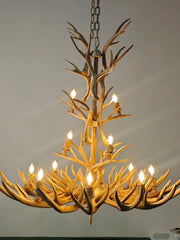 NATURAT ANTLER CHANDELIER 66"