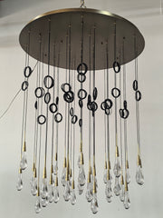 Soltaire Round Chandelier 17'' 24'' 36'' 40'' 58''D