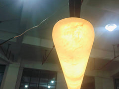 Alabaster Lisse Linear Chandelier 60" 80"L