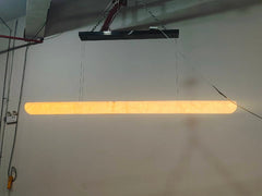 Alabaster Lisse Linear Chandelier 60" 80"L
