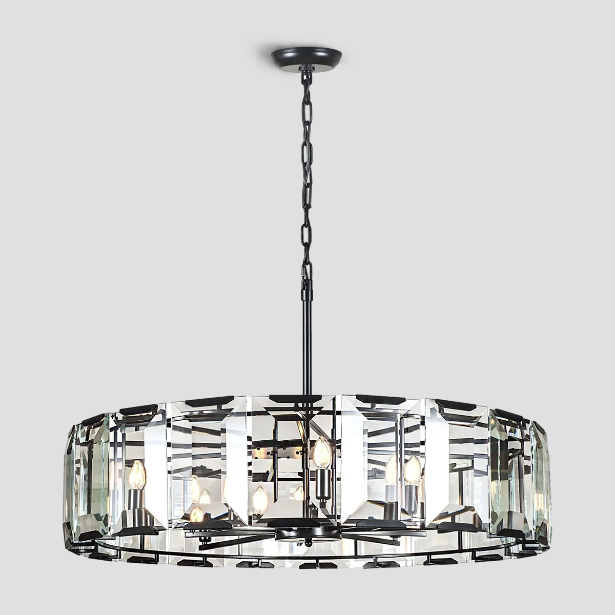 Tundra Crystal Round 24" Chandelier