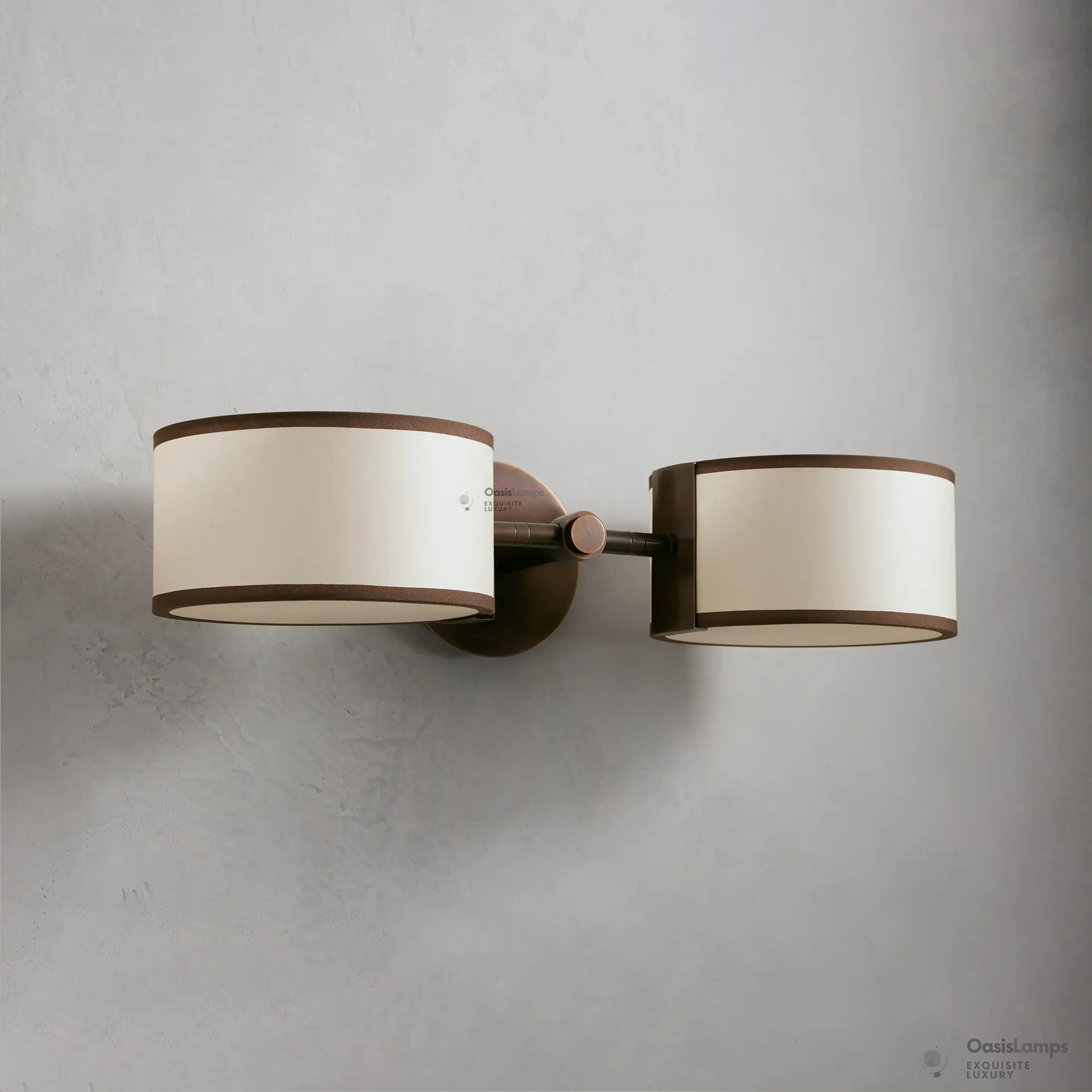 Daphne Linen 2 Light Wall Sconce