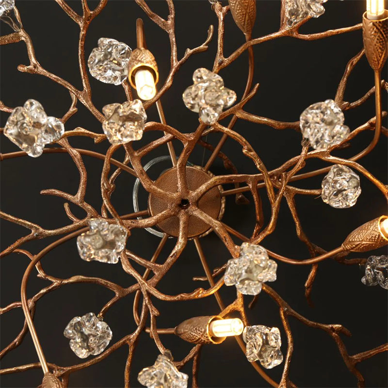 Branch Chandelier Drop Flower D 39.3"