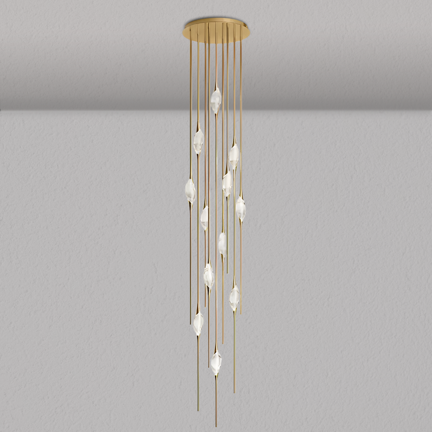 PEZEO CRYSTAL CHANDELIER 21''HPEZZEO CRYSTAL CHANDELIER 21''H