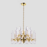 Ruby Crystal Glacier Shards Chandelier