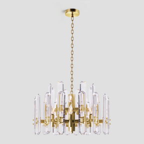 Ruby Crystal Glacier Shards Chandelier