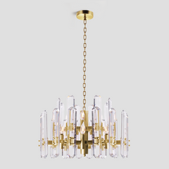 Ruby Crystal Glacier Shards Chandelier