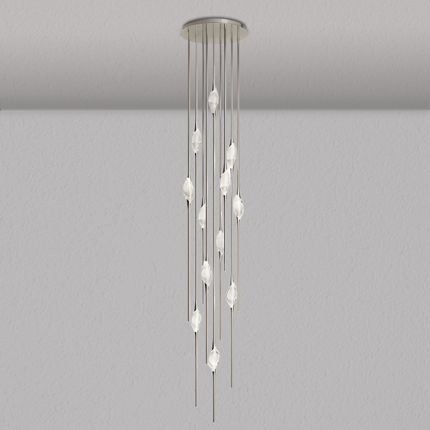 PEZEO CRYSTAL CHANDELIER 21''HPEZZEO CRYSTAL CHANDELIER 21''H