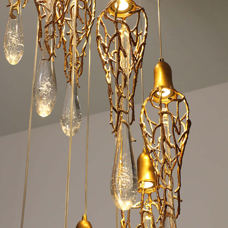 Annata Ice Strip Modern branched chandelier