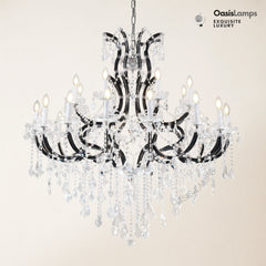 Crystal Candle Classical Chandelier 18" 40" 48"D#size_48"