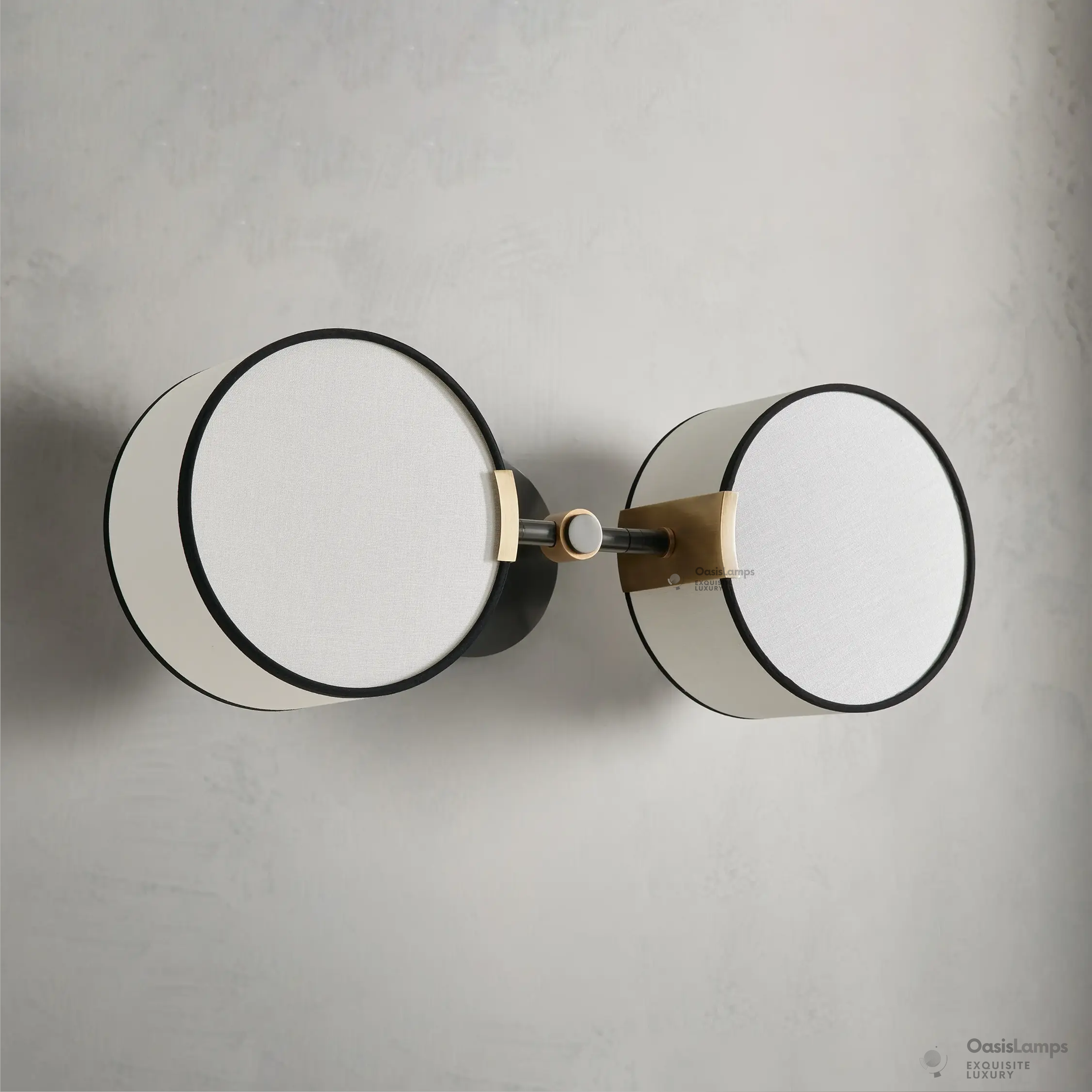 Daphne Linen 2 Light Wall Sconce
