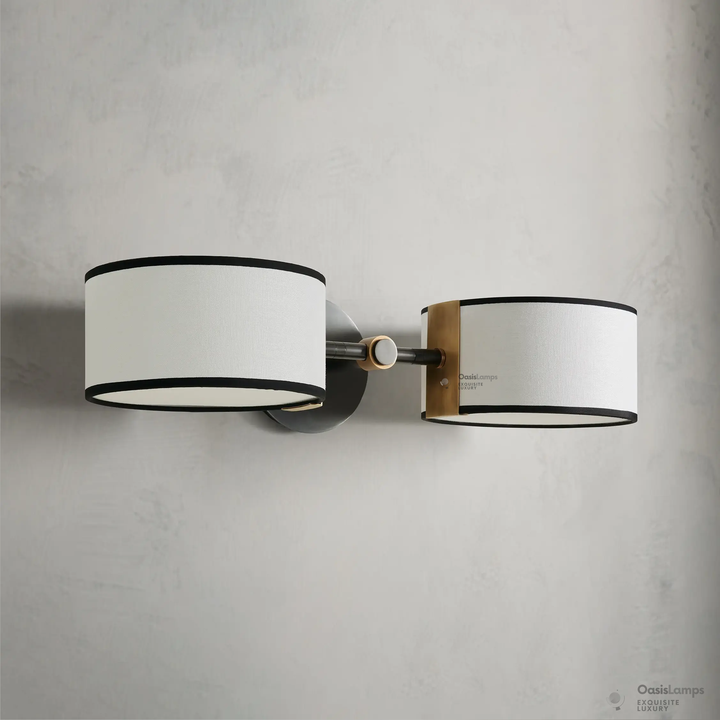 Daphne Linen 2 Light Wall Sconce