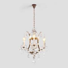 CRYSTAL CHANDELIER ANTIQUE