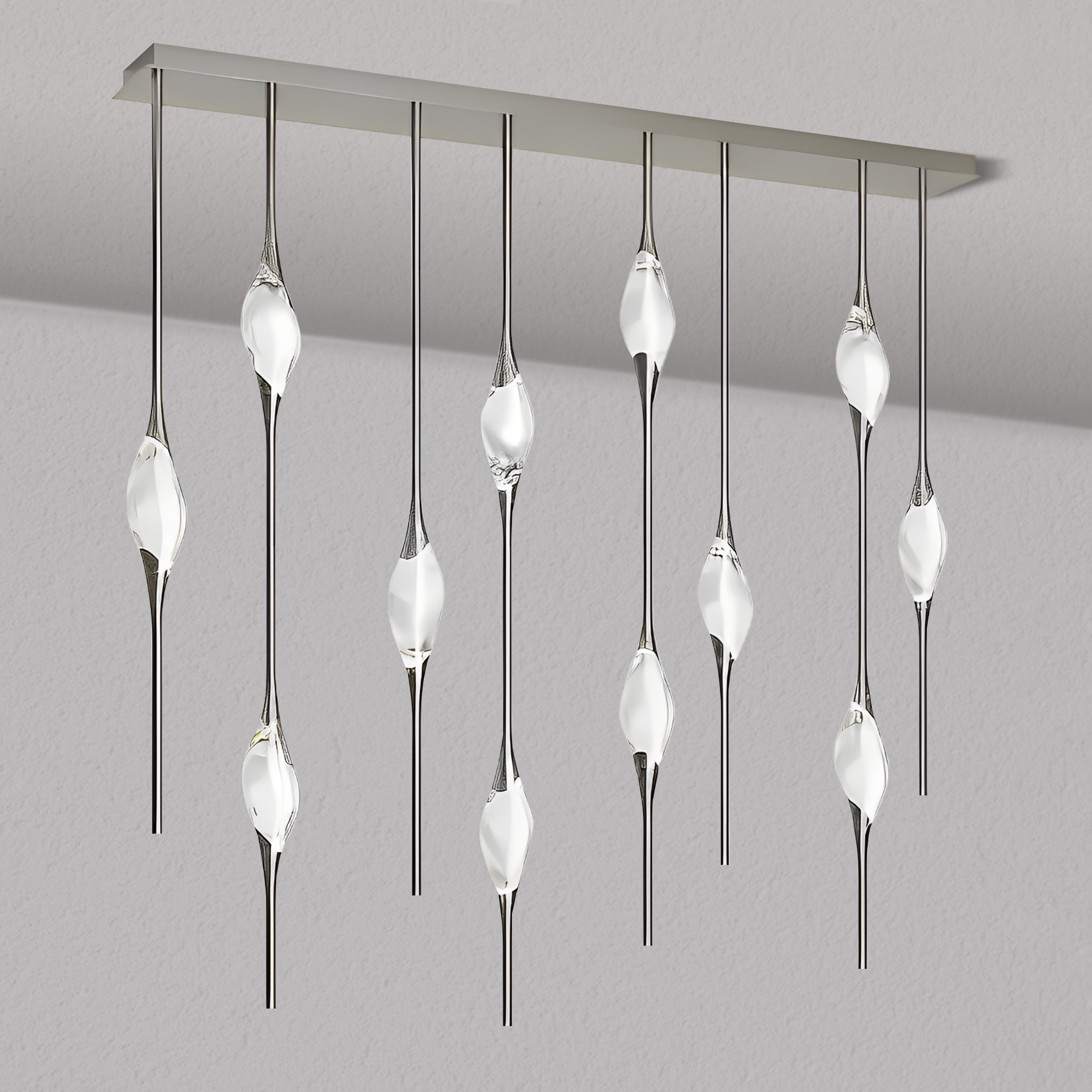 PEZEO CRYSTAL Long Chandelier L51'' 59''PEZZEO CRYSTAL Long Chandelier L51'' 59''