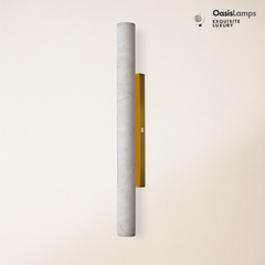 Sylvia Palladian Alabaster Wall Sconce 20" 36"H#size_36",finish_brass