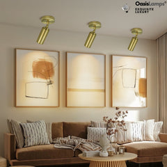 ArtGlow Adjustable Spot Downlight Wall Sconce#Color_Brass