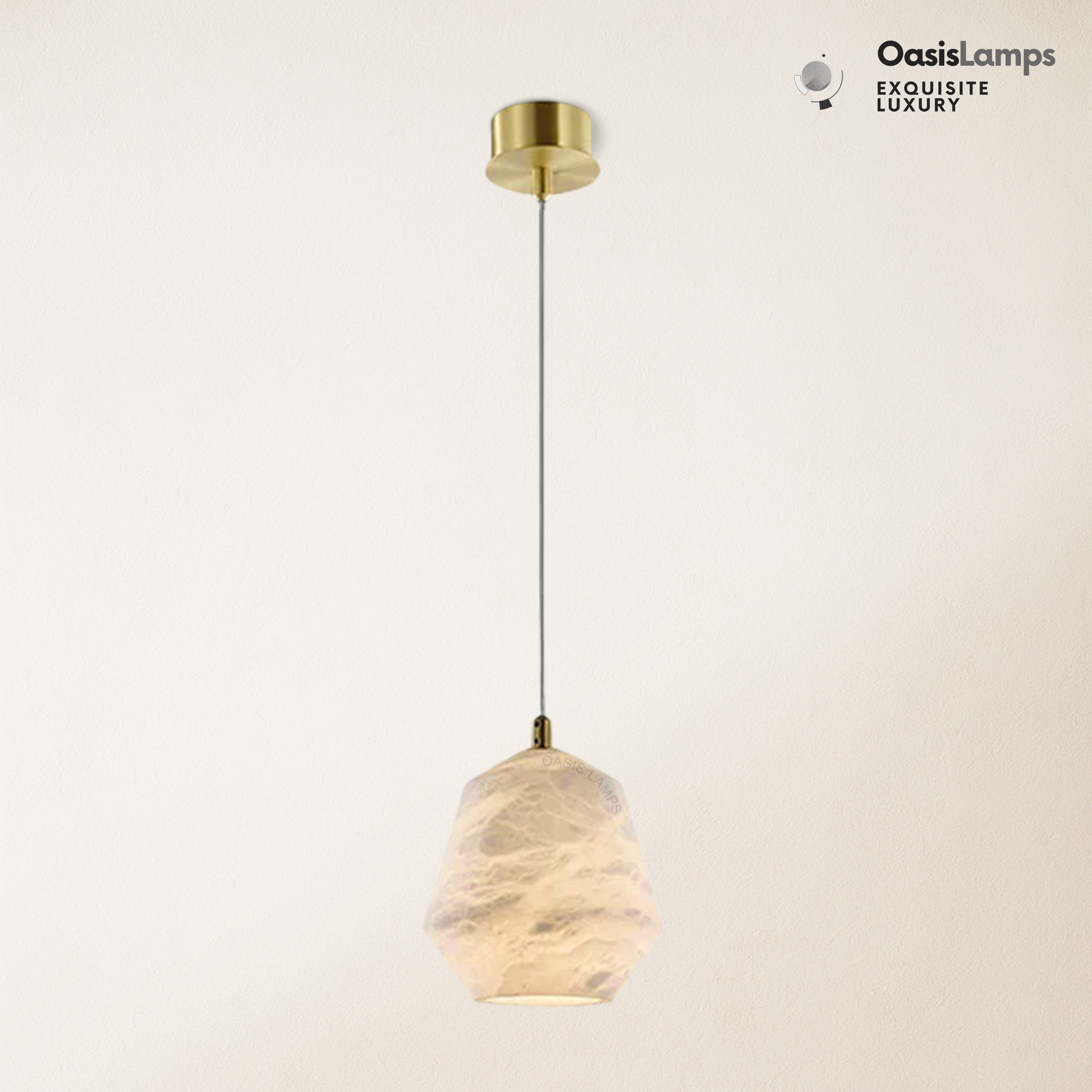 Bloom Alabaster CascadeBell Pendant