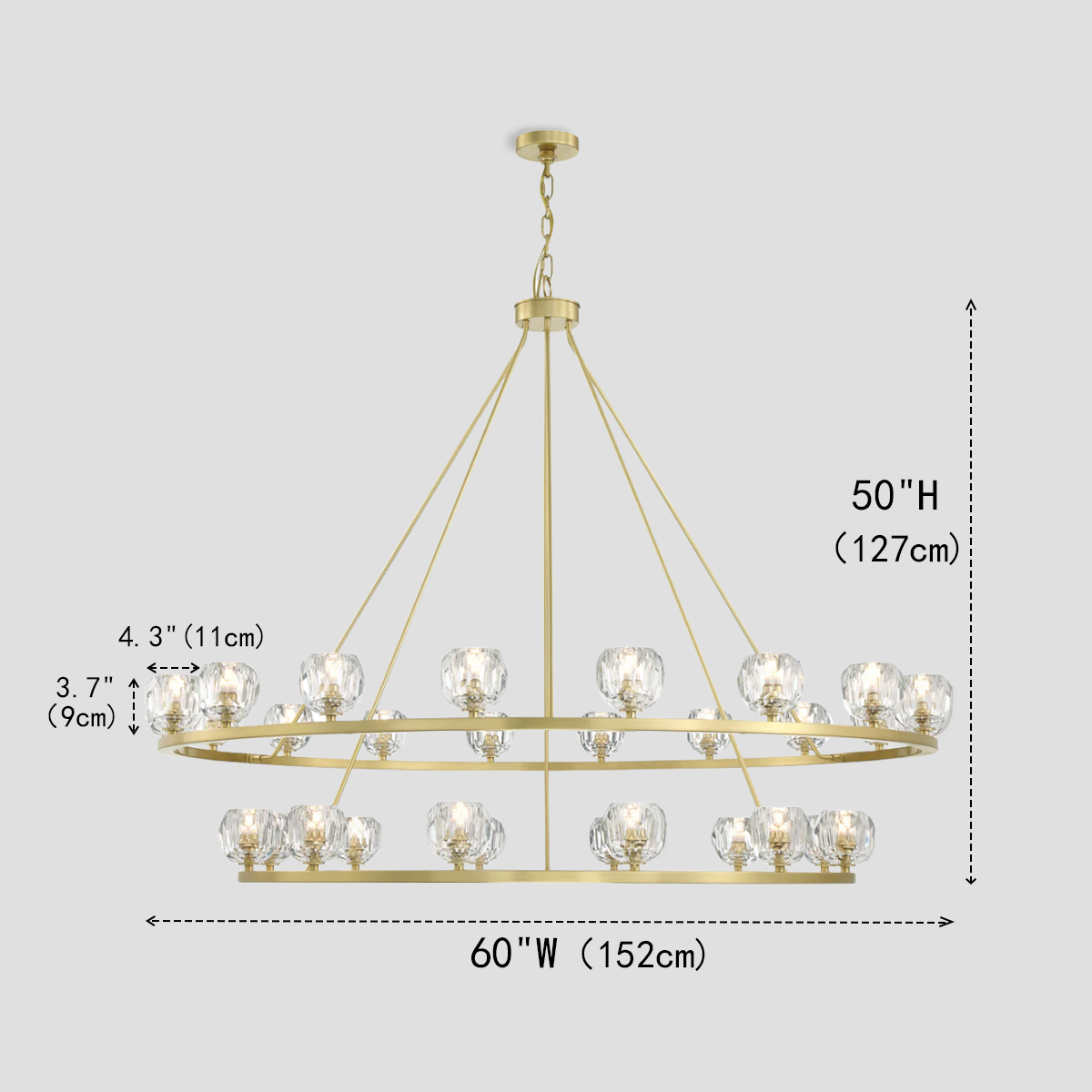 Aragon Tiered Chandelier