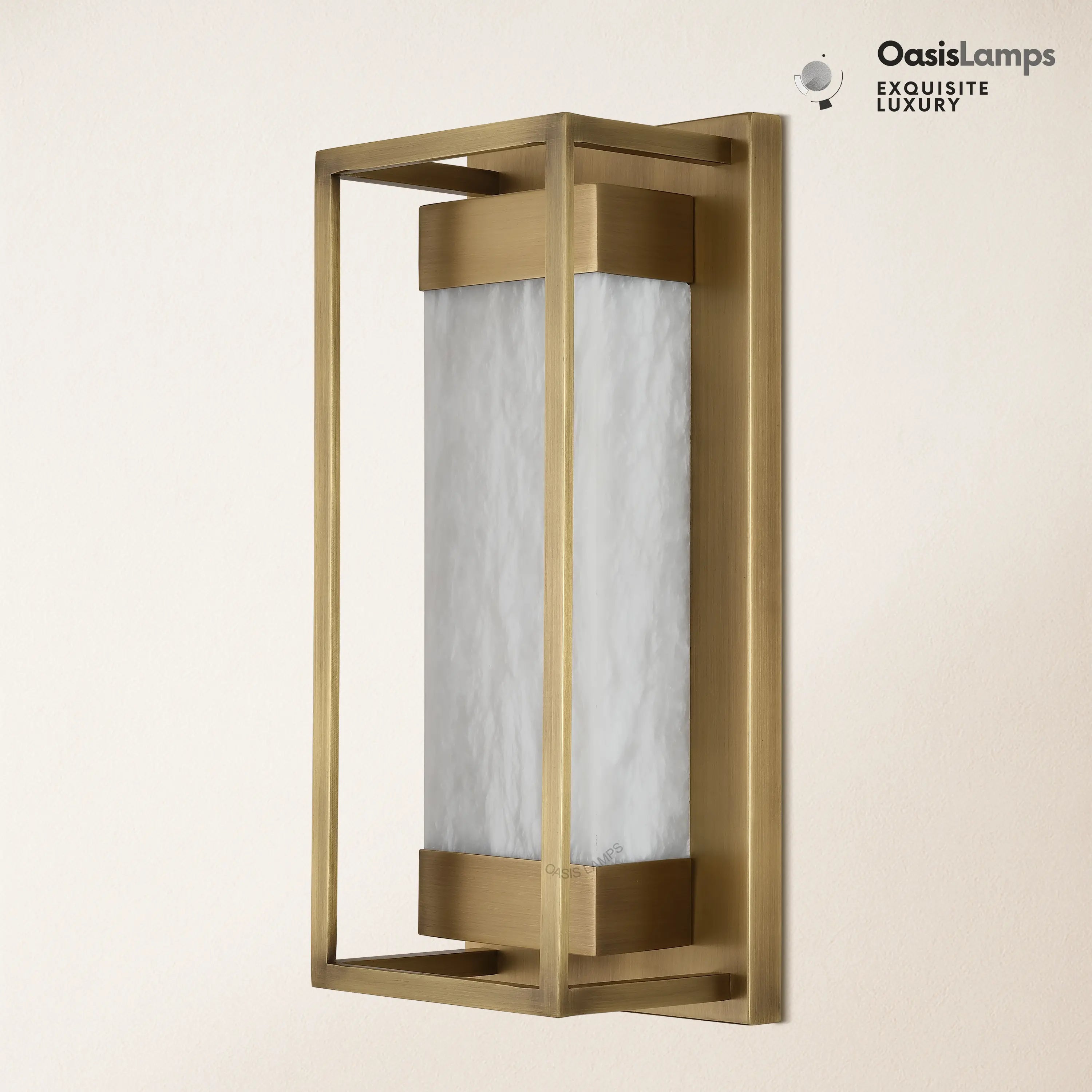 Bravura Alabaster Wall Sconce 15.7"H#color_brass