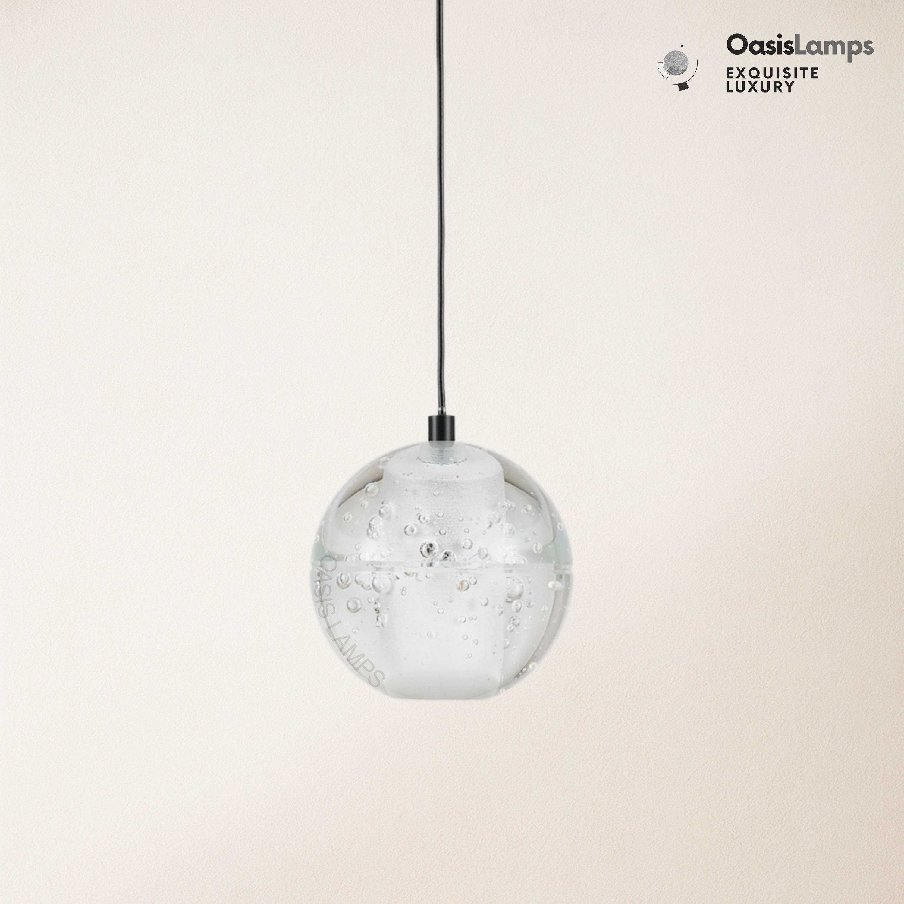 Pearl Ball Ceiling Pendant#Color_Black