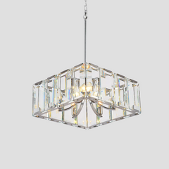 Tundra Square Crystal 24" Chandelier