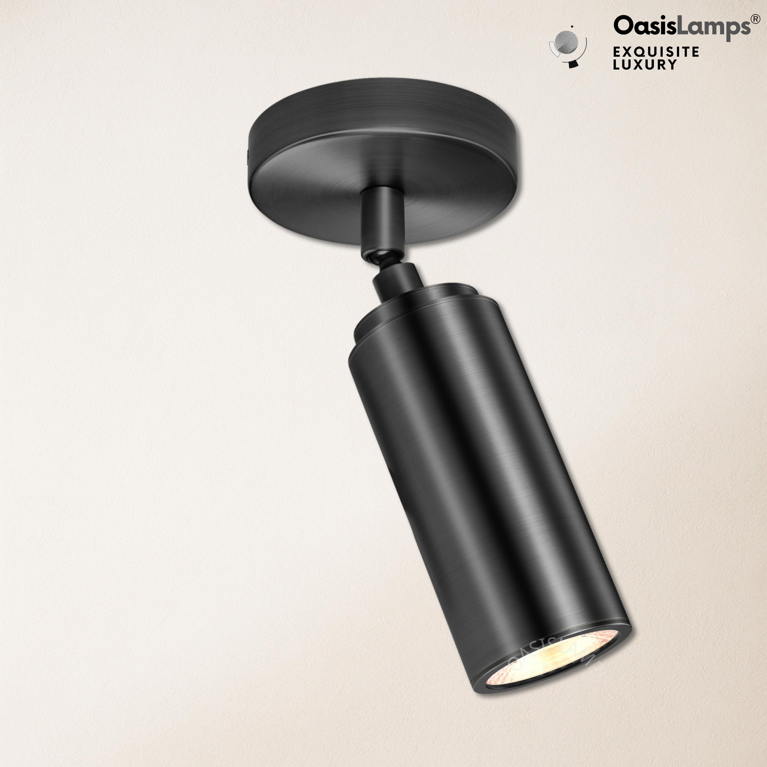 ArtGlow Adjustable Spot Downlight Wall Sconce#Color_Black