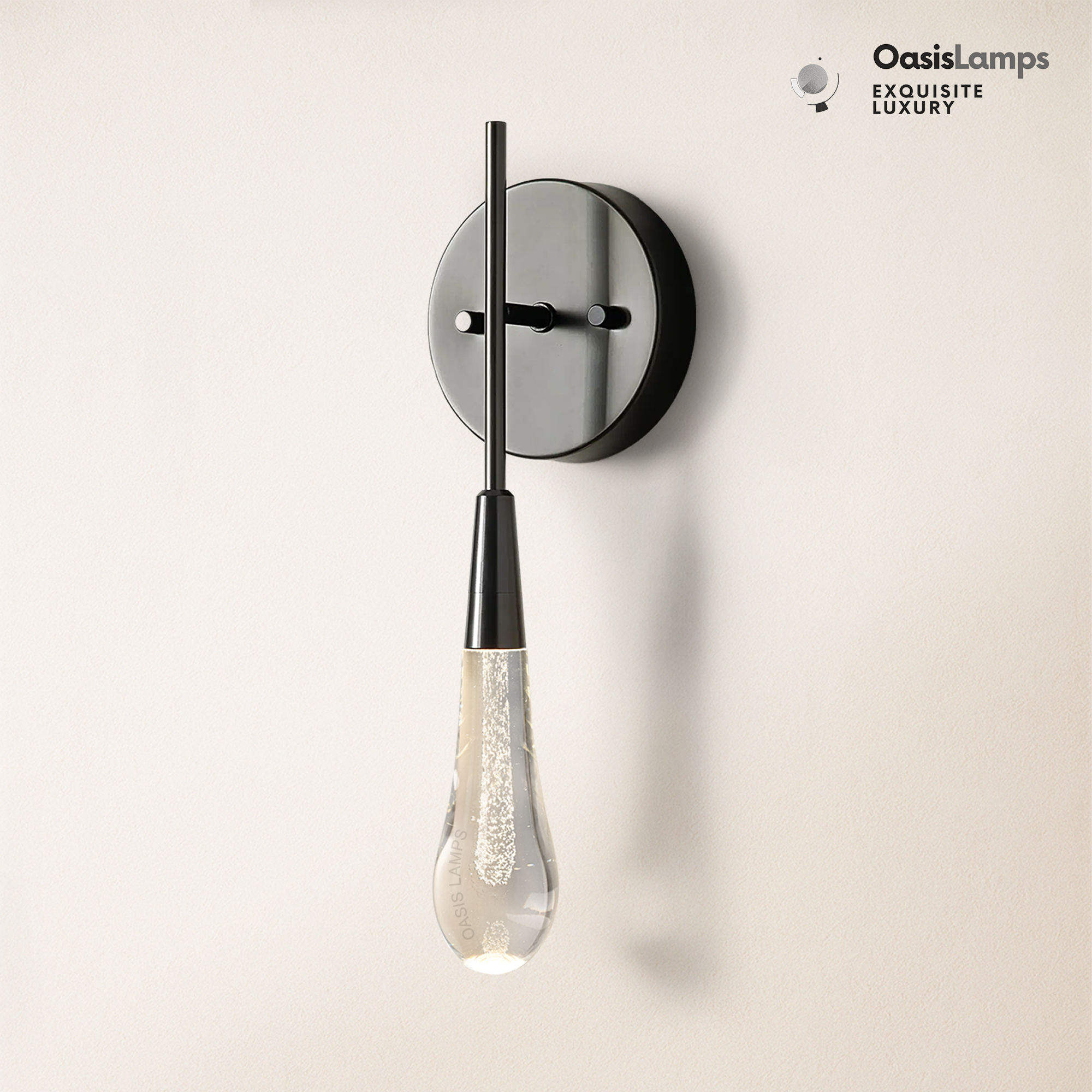 Elara Solitaires Crystal Wall Sconce 5"D#color_bronze