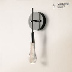 Elara Solitaires Crystal Wall Sconce 5"D#color_bronze