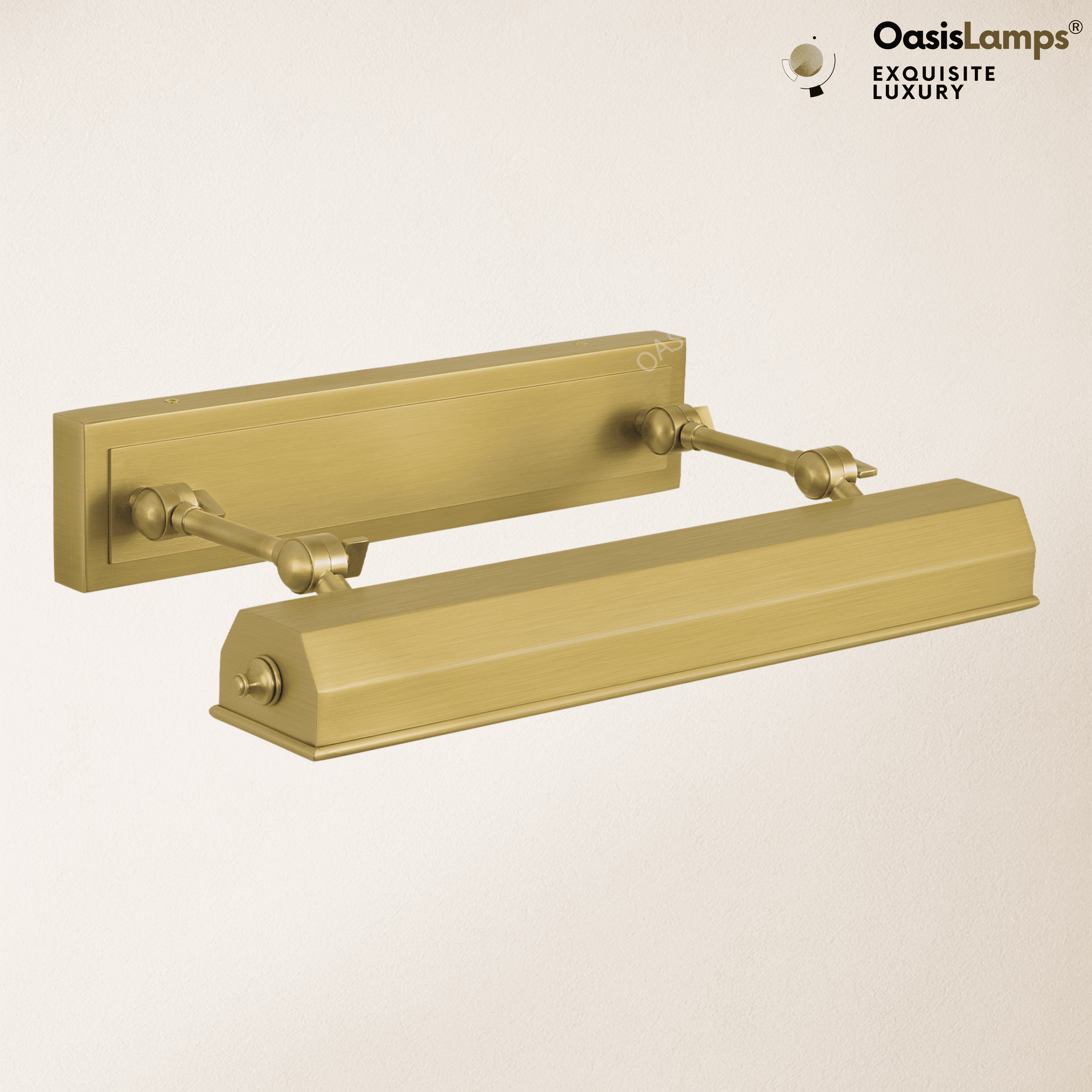 Galleria Glow Picture Light 8" 18"W#Color_Brass,size_18"W