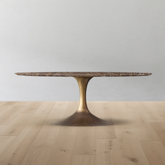 Aero Stone Oval Dining Table