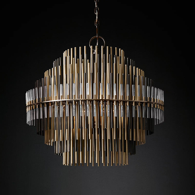 Emil Modern Round Chandelier D32"