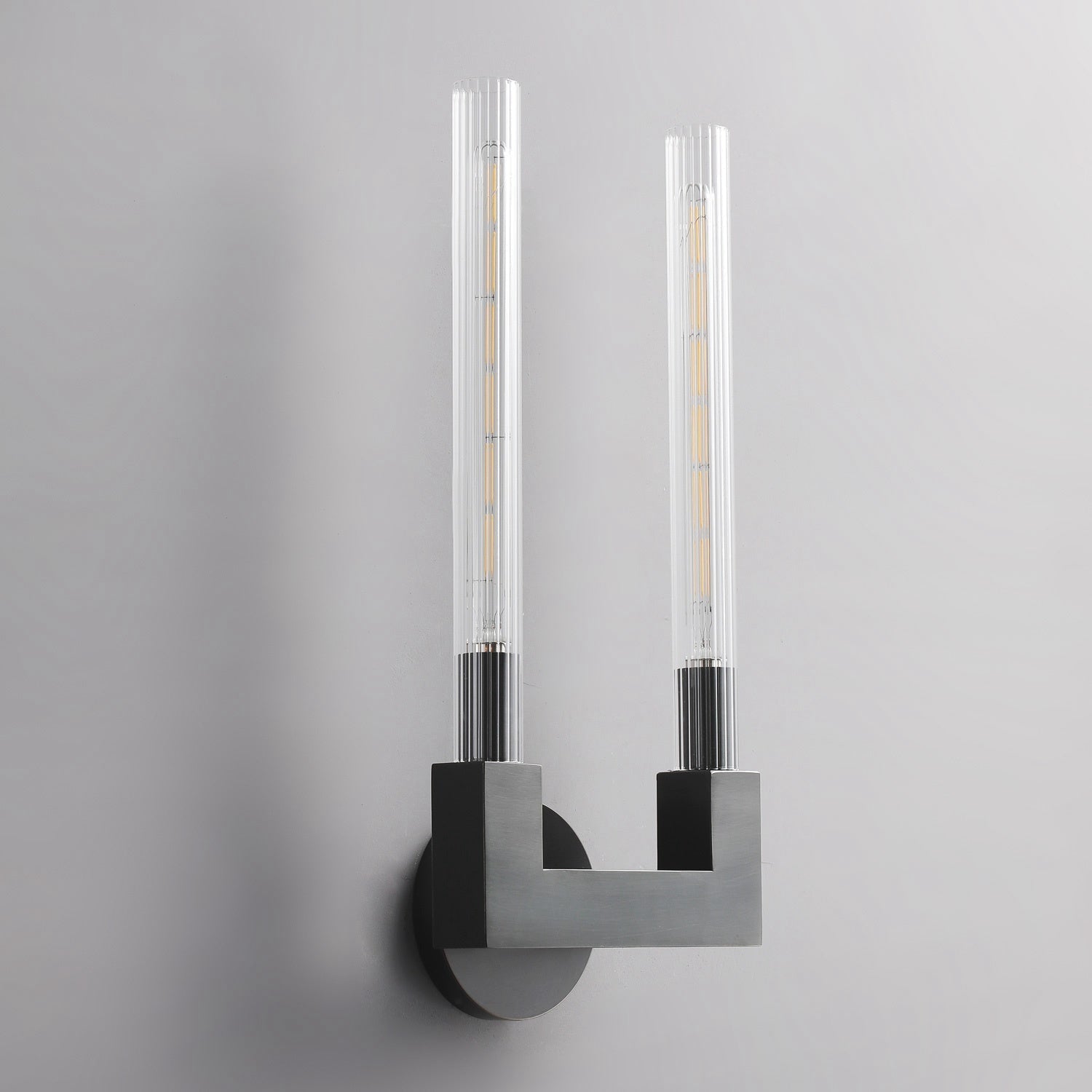 Candle Shape Double Wall Sconce